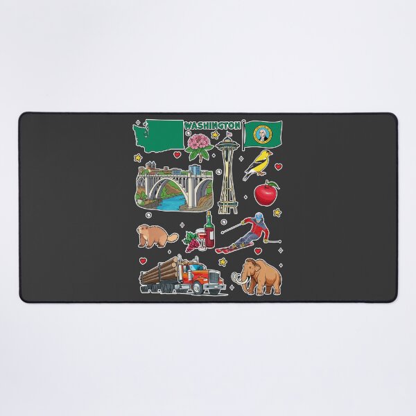 Item preview, I Love Washington State Mega Sticker Pack | Iconic Pacific Northwest Collection designed and sold by mashmosh.