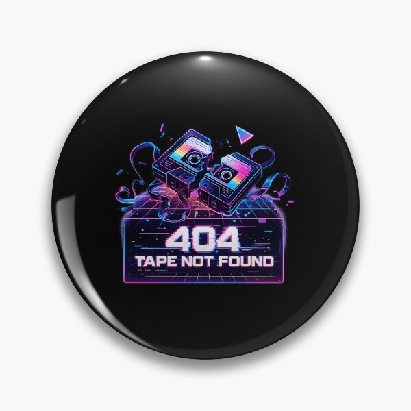 Item preview, 404 Tape Not Found – Glitched Cassette Error designed and sold by AddictiveDesign.