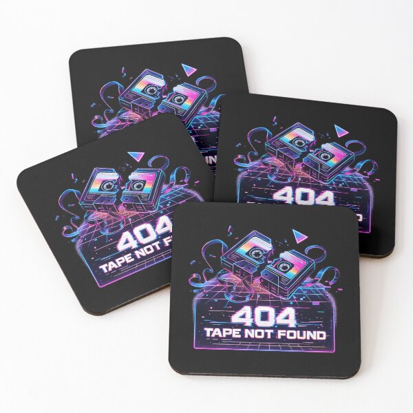 Item preview, 404 Tape Not Found – Glitched Cassette Error designed and sold by AddictiveDesign.
