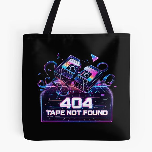 Item preview, 404 Tape Not Found – Glitched Cassette Error designed and sold by AddictiveDesign.