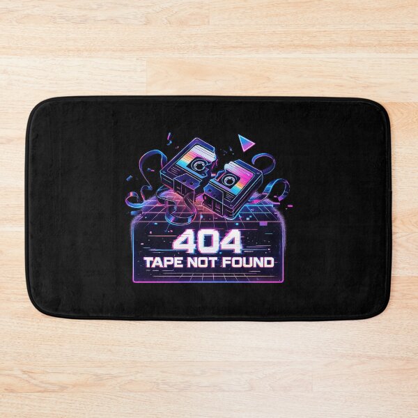 Item preview, 404 Tape Not Found – Glitched Cassette Error designed and sold by AddictiveDesign.