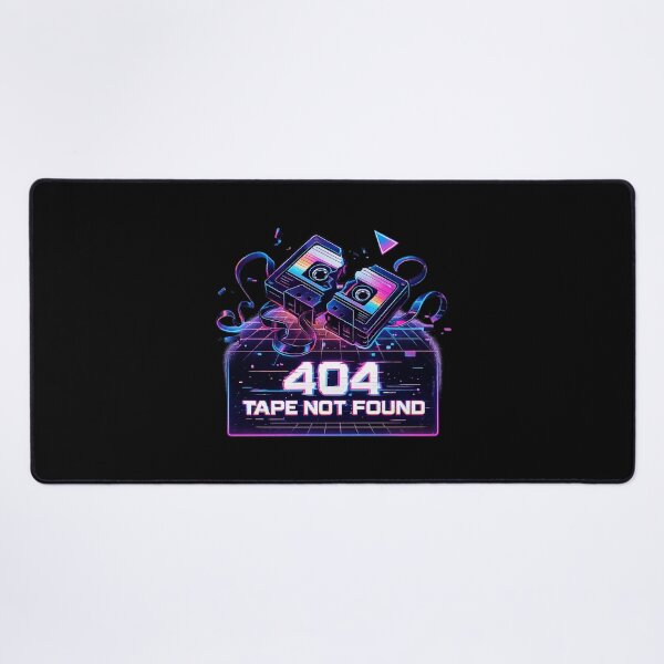 Item preview, 404 Tape Not Found – Glitched Cassette Error designed and sold by AddictiveDesign.