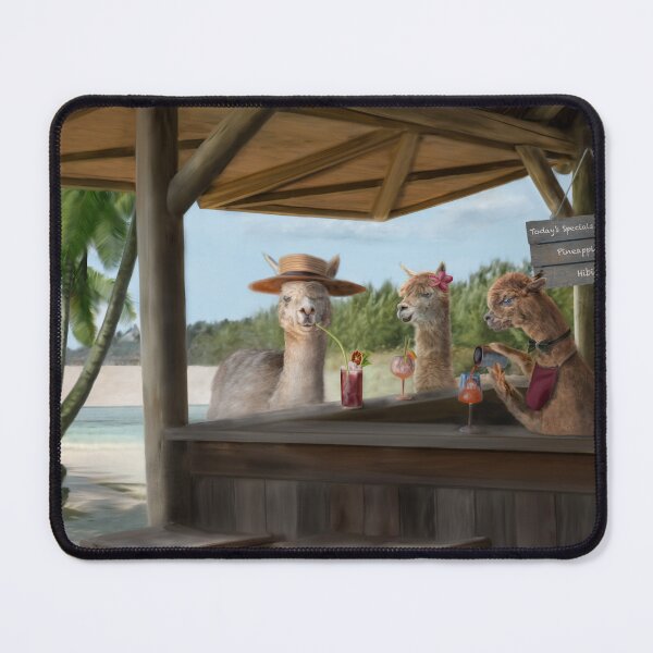 Item preview, Bahama Llamas designed and sold by CSandersArt.