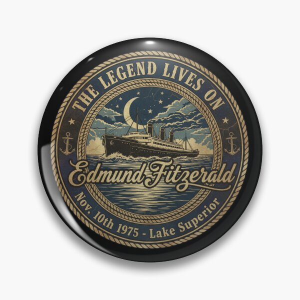 Item preview, The Legend Lives Great Lakes Shipwreck maritime history designed and sold by PrintoraaStore.