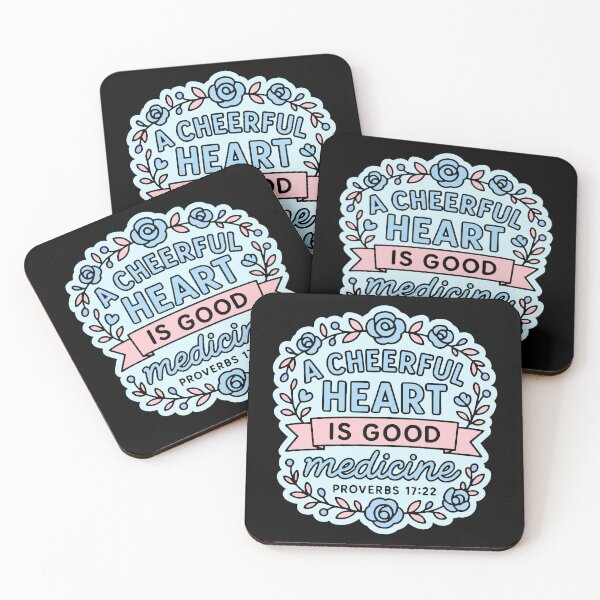 Item preview, Proverbs 17:22 A Cheerful Heart Is Good Medicine designed and sold by plushism.