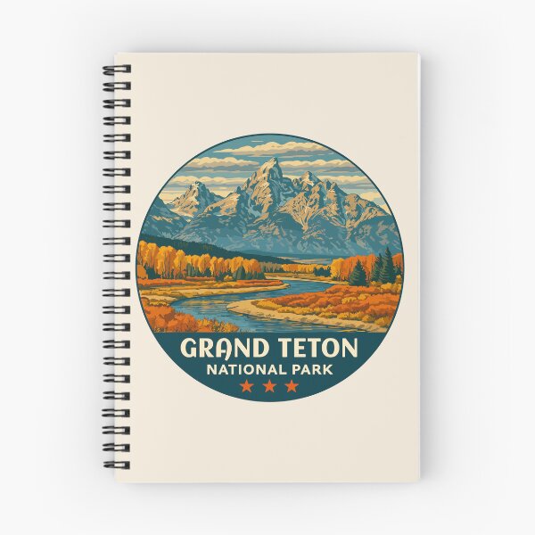Item preview, Grand Teton National Park Retro Sticker designed and sold by Gideon Emmerich.