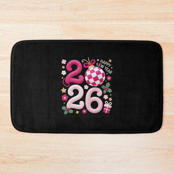 Item preview, 2026 Crochet or Pink and Red Knitting - Happy New Year designed and sold by Polarisofficial.