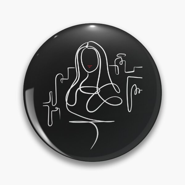 Item preview, Minimalist Mona Lisa One-Line Art | Modern Abstract Portrait Illustration designed and sold by Cosmodoody.