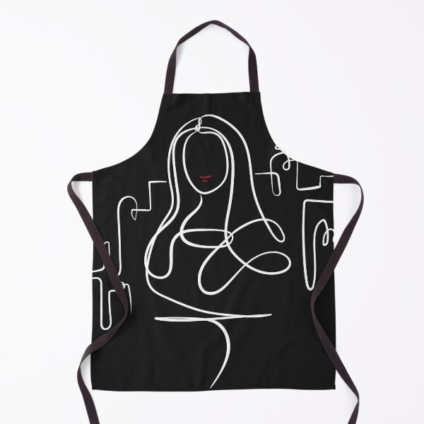 Item preview, Minimalist Mona Lisa One-Line Art | Modern Abstract Portrait Illustration designed and sold by Cosmodoody.