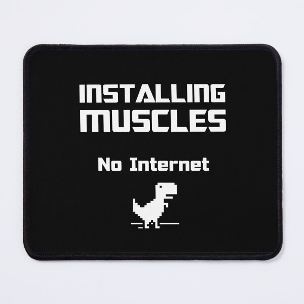 Item preview, Installing Muscles No Internet Funny Gymrats designed and sold by PrintoraaStore.