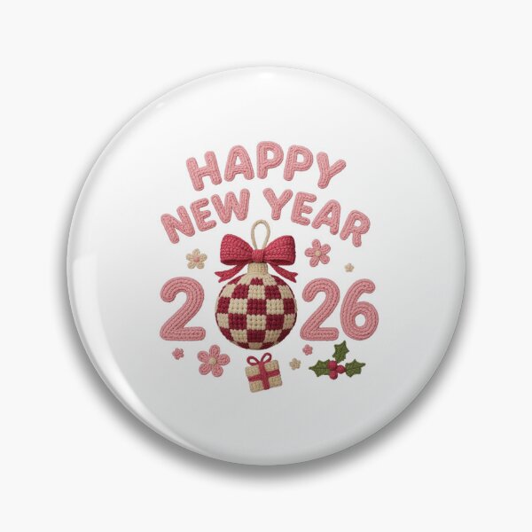 Item preview, Hello 2026 - Disco Ball and Pastel Embroidered Bow designed and sold by Polarisofficial.