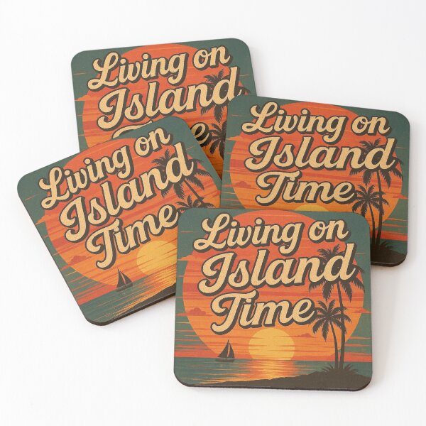 Item preview, Living On Island Time - Island, beach, palm trees and the sea - No. 04 - 9216x9216 designed and sold by darky72.