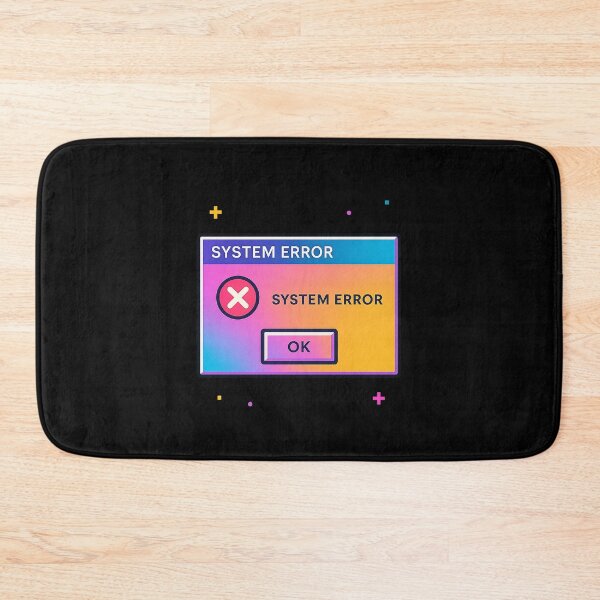 Item preview, Vintage System Error – Retro Computer Error Message Vaporwave designed and sold by AddictiveDesign.