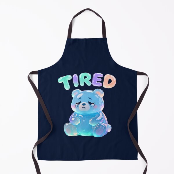 Item preview, Tired Gummy Bear – Cute Jelly Aesthetic Sad Bear Illustration designed and sold by FluffinCool.