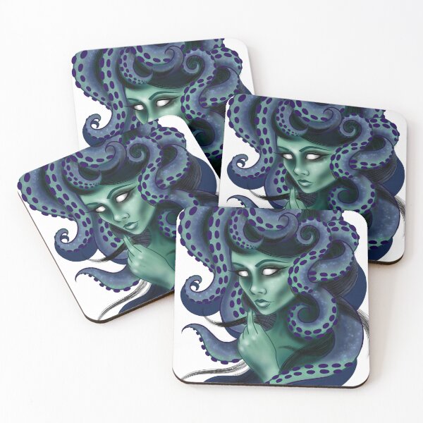 Item preview, Octopus lady designed and sold by Ink-Art-Co.