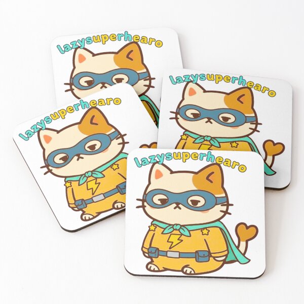Item preview, Mochi Paw The Laziest Superhero Cat: Saving the World, One Nap at a Time designed and sold by MT-Hub | Cute Aesthetic Art, Stickers & Phone Cases.