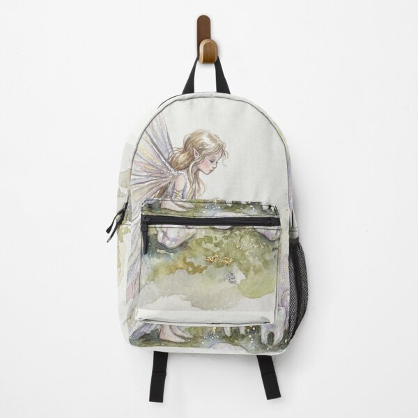 Item preview, Tooth Fairy with Pearly whites creature of folklore watercolor artwork illustration designed and sold by Vintage Designs +.