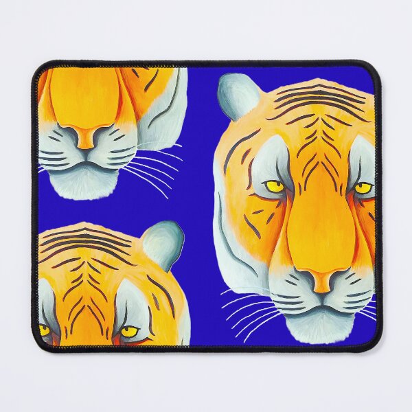 Item preview, Tiger head portrait design navy blue background unique big cat present gift designed and sold by Arniesart85.