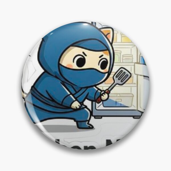 Item preview, Cute Mochi Paw: Kitchen Ninja - Stealthy Midnight Snack Agent! designed and sold by MT-Hub | Cute Aesthetic Art, Stickers & Phone Cases.