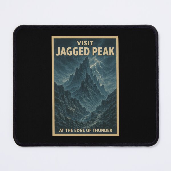 Item preview, Visit Jagged Peak — At the Edge of Thunder designed and sold by ChickenFund.
