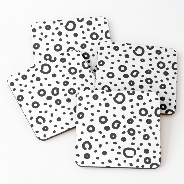Item preview, Ink hand-drawn irregular scattered circles and polka dots designed and sold by CHERRY--SHOP.