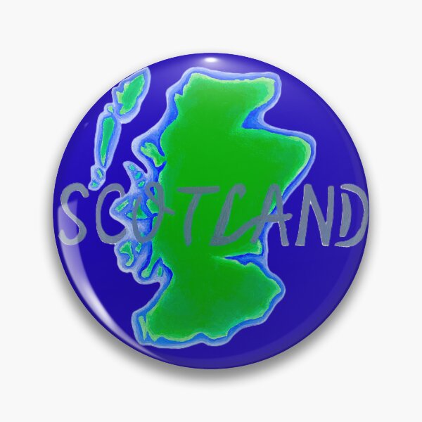 Item preview, Map of Scotland navy blue background authentic Scottish design unique gift designed and sold by Arniesart85.