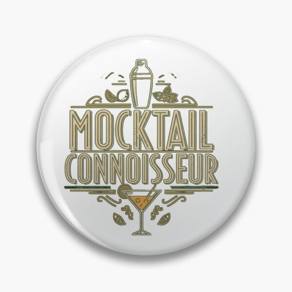 Item preview, Mocktail Connoisseur - Sober Curious Vintage Bar Art Design designed and sold by FitEnvy.