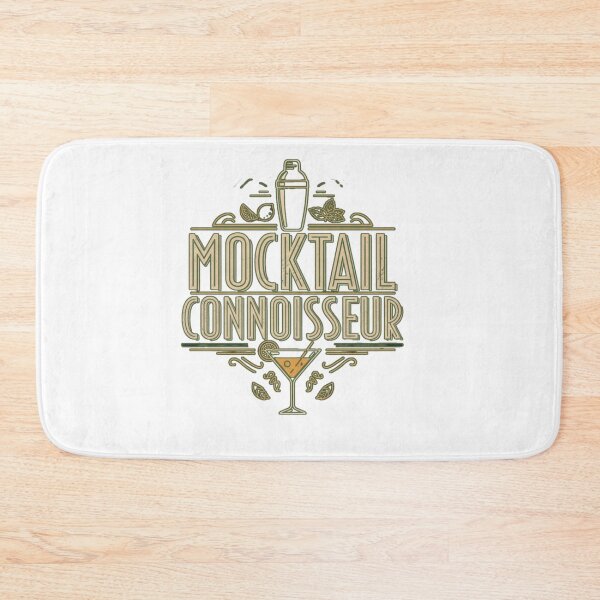 Item preview, Mocktail Connoisseur - Sober Curious Vintage Bar Art Design designed and sold by FitEnvy.