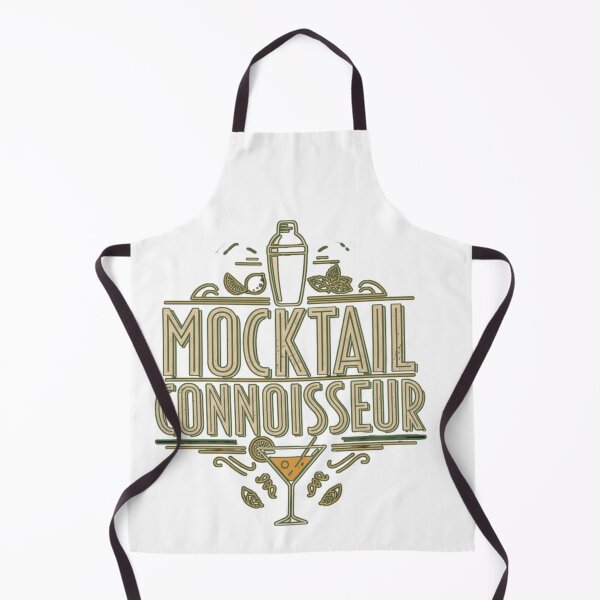 Item preview, Mocktail Connoisseur - Sober Curious Vintage Bar Art Design designed and sold by FitEnvy.