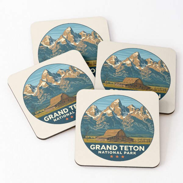 Item preview, Grand Teton National Park Retro Sticker designed and sold by Gideon Emmerich.