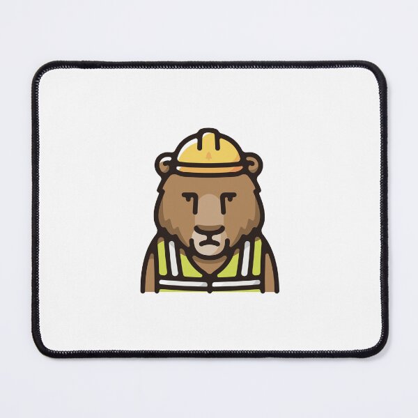 Item preview, Construction Bear Wearing Safety Gear designed and sold by Satoshy Atelier.