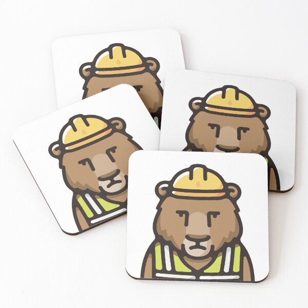 Item preview, Construction Bear Wearing Safety Gear designed and sold by Satoshy Atelier.