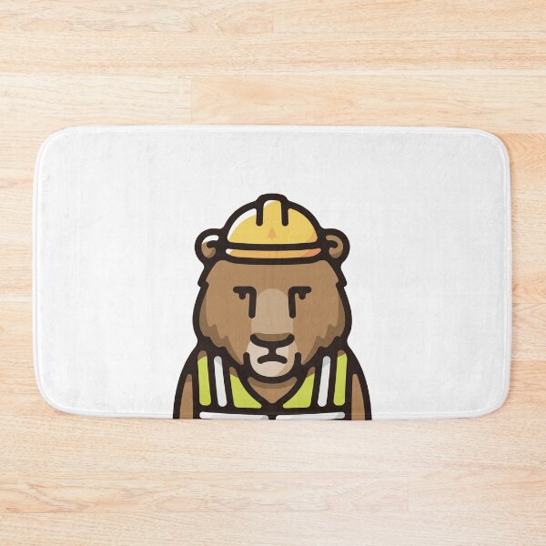 Item preview, Construction Bear Wearing Safety Gear designed and sold by Satoshy Atelier.