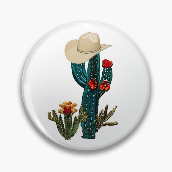 Item preview, Western Cactus with Cowboy Hat – Rustic Desert Western Aesthetic Illustration designed and sold by Bedoya Illustrations .