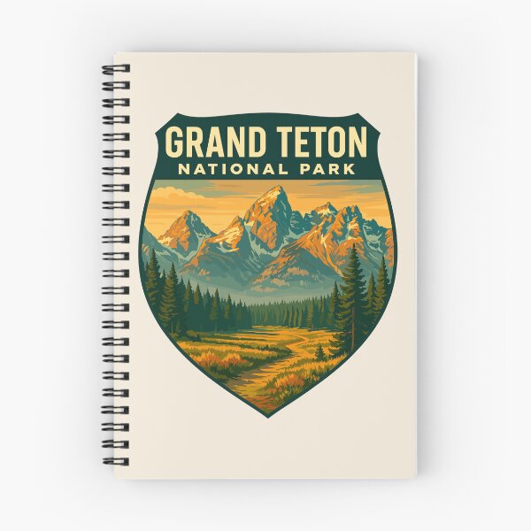 Item preview, Grand Teton National Park Retro Sticker designed and sold by Gideon Emmerich.