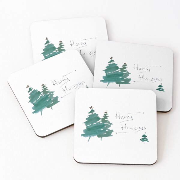 Item preview, Happy Holidays Trees designed and sold by Praline Creative.
