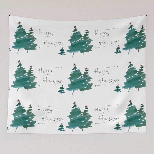 Item preview, Happy Holidays Trees designed and sold by Praline Creative.