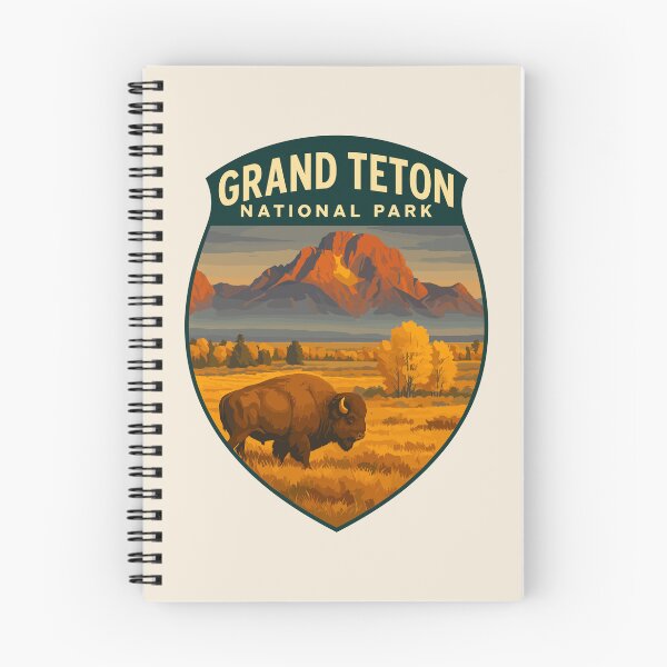 Item preview, Grand Teton National Park Retro Sticker designed and sold by Gideon Emmerich.