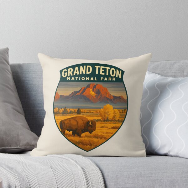 Item preview, Grand Teton National Park Retro Sticker designed and sold by Gideon Emmerich.