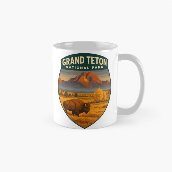 Item preview, Grand Teton National Park Retro Sticker designed and sold by Gideon Emmerich.