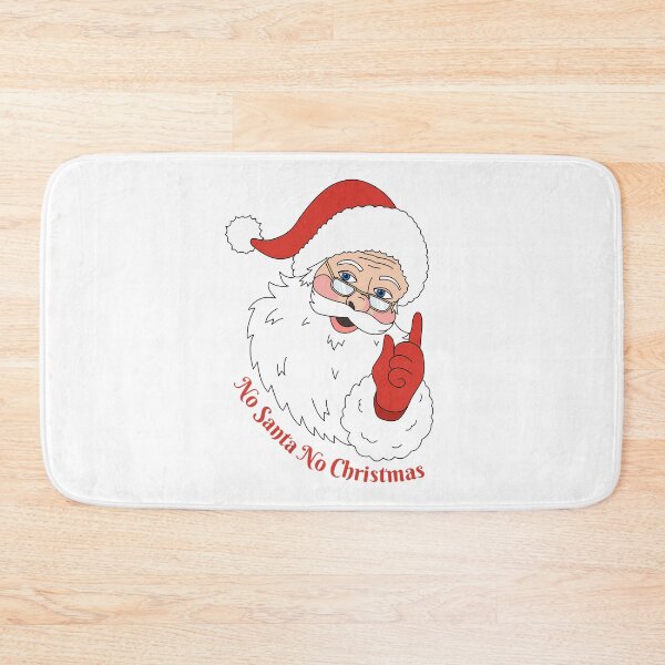 Item preview, No Santa No Christmas quote designed and sold by micarto.