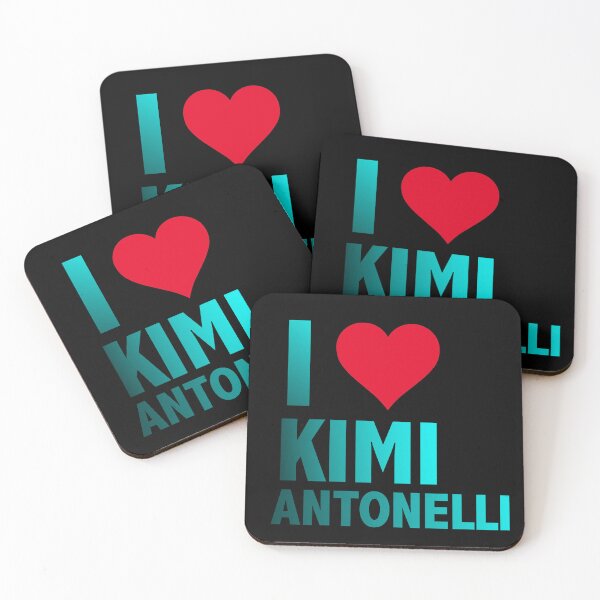 Item preview, I Love Kimi Antonelli illustration designed and sold by ZooStateofMind.