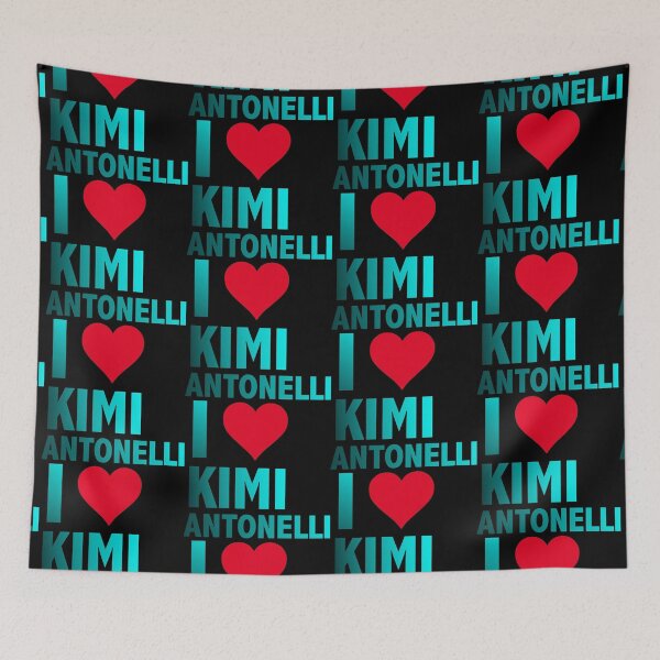 Item preview, I Love Kimi Antonelli illustration designed and sold by ZooStateofMind.