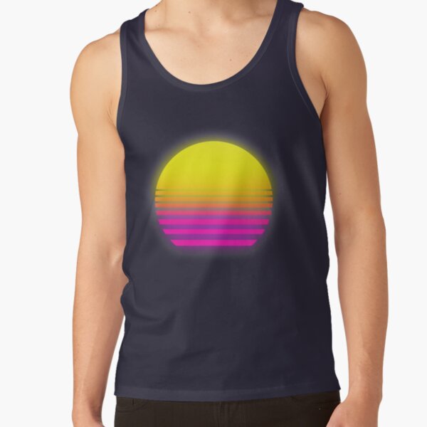 Synthwave Sunset Aesthetic Tank Top