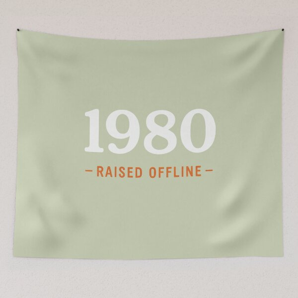Item preview, Born in 1980 minimalist design designed and sold by Meandmyshop.