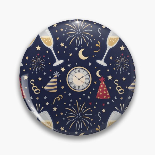 Item preview, Festive New Year's background pattern designed and sold by civotajim.