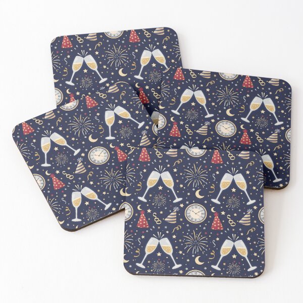 Item preview, Festive New Year's background pattern designed and sold by civotajim.