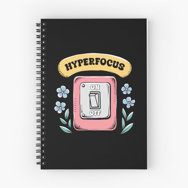 Item preview, ADHD Hyperfocus Moment – Cute & Funny Light Switch and Flowers designed and sold by Suzy Perez Art.