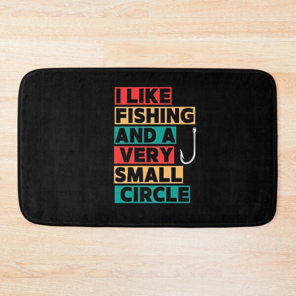 Item preview, Men's Funny Fishing Gifts Fathers Day, I Like Fishing and a Very Small Circle designed and sold by adjamine.