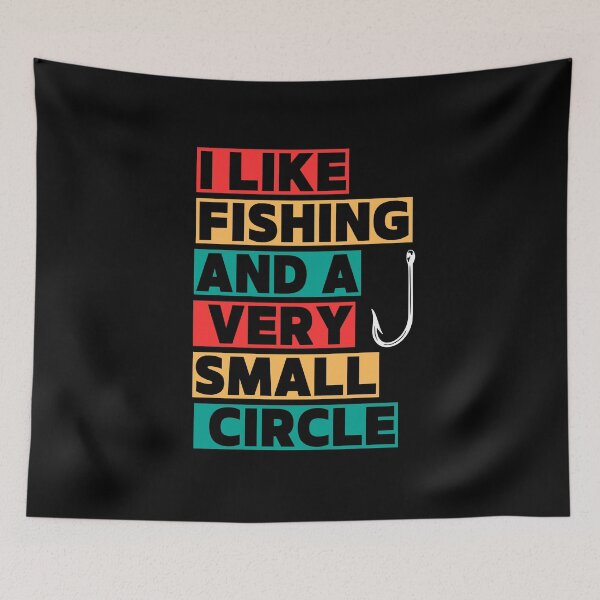 Item preview, Men's Funny Fishing Gifts Fathers Day, I Like Fishing and a Very Small Circle designed and sold by adjamine.